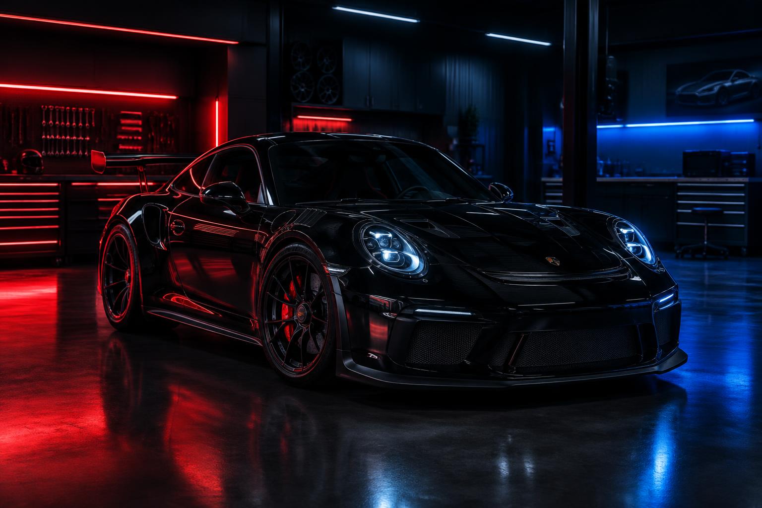 Aperçu du site Nova Motors : voiture sportive dans un garage moderne